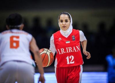 آمار دختران بسکتبالیست ایران برابر قزاقستان