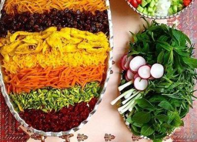 3 نوع طرز تهیه مرصع پلو مجلسی؛ با گوشت،مرغ و ماهی